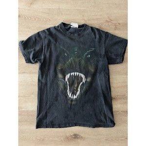 USA made JURASSIC PARK vintage ALL OVER tee shirt M universal studio 1990s t-rex